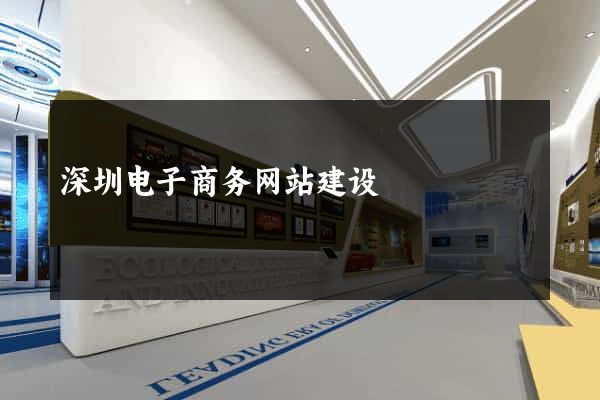 深圳电子商务网站建设
