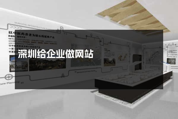 深圳给企业做网站