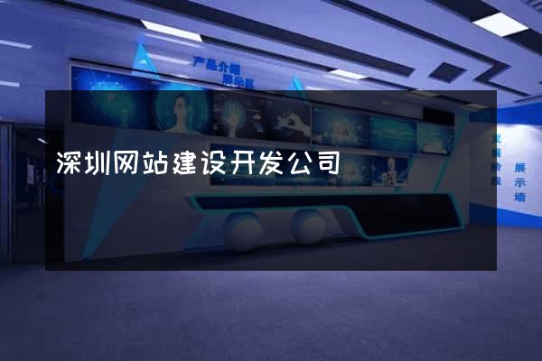 深圳网站建设开发公司