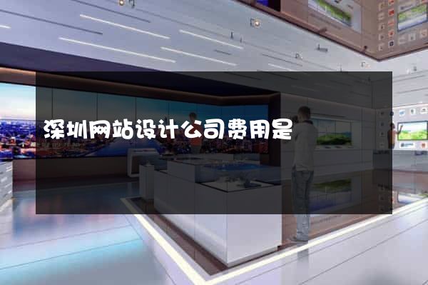 深圳网站设计公司费用是