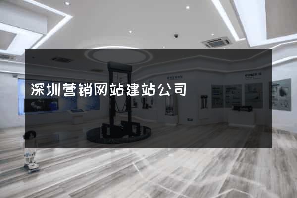 深圳营销网站建站公司