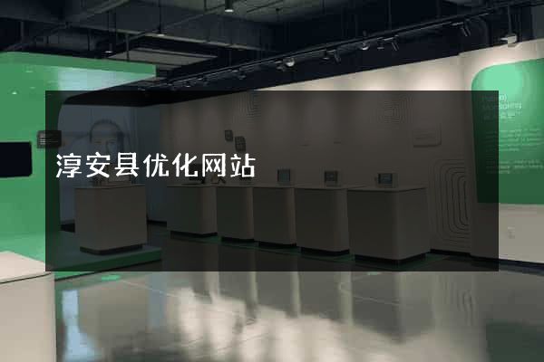 淳安县优化网站