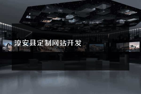 淳安县定制网站开发