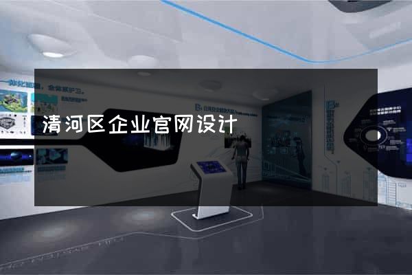 清河区企业官网设计