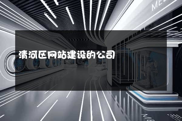 清河区网站建设的公司