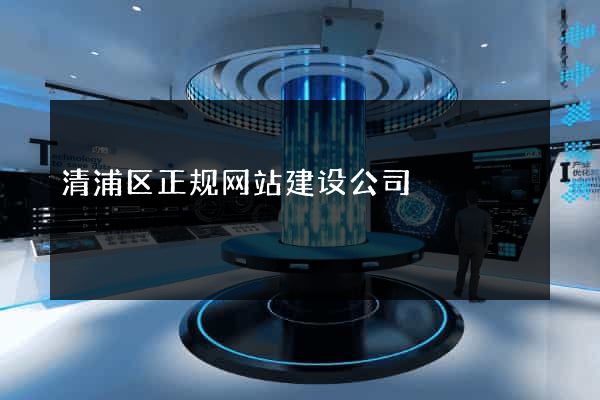 清浦区正规网站建设公司