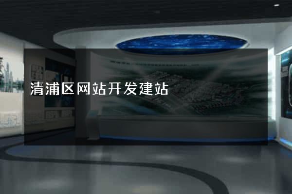 清浦区网站开发建站