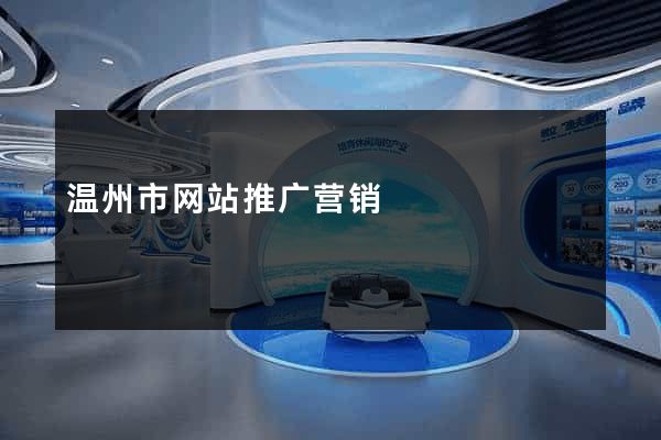 温州市网站推广营销