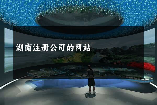 湖南注册公司的网站