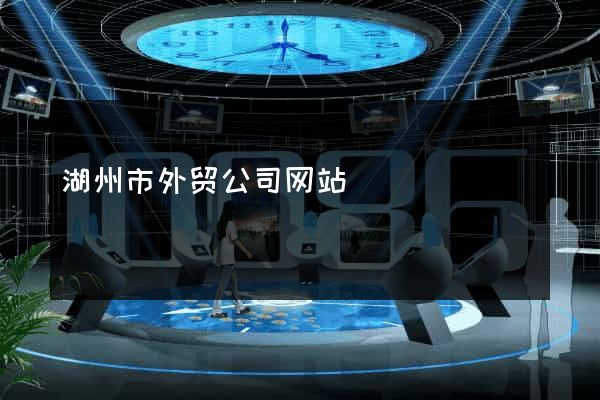 湖州市外贸公司网站