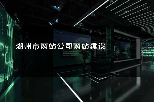 湖州市网站公司网站建设