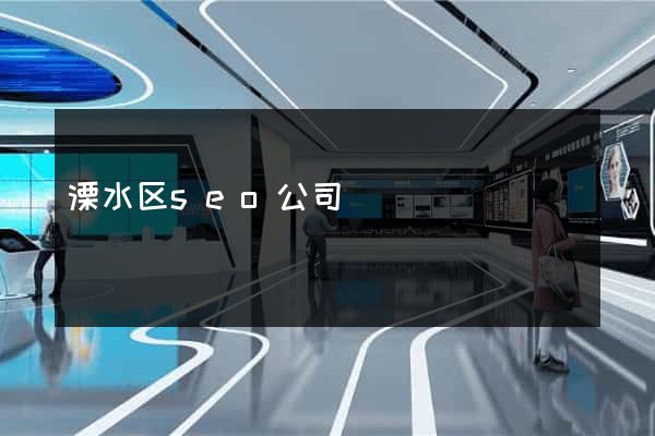 溧水区seo公司