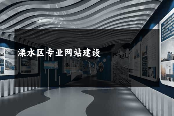 溧水区专业网站建设