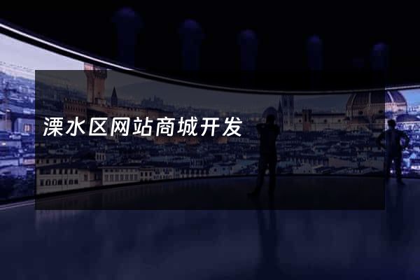 溧水区网站商城开发