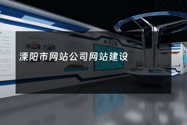 溧阳市网站公司网站建设