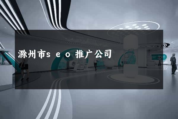 滁州市seo推广公司