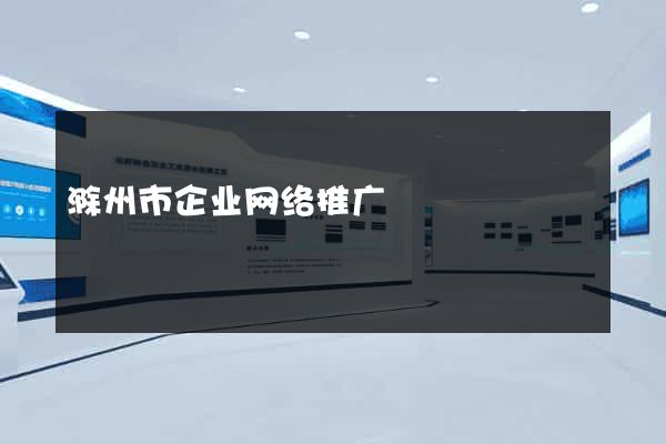 滁州市企业网络推广