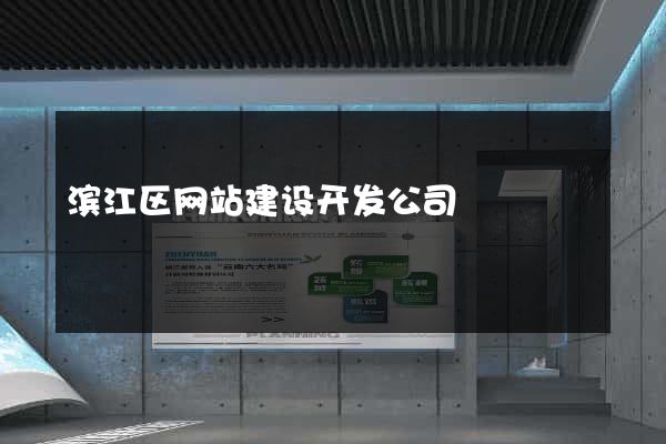 滨江区网站建设开发公司