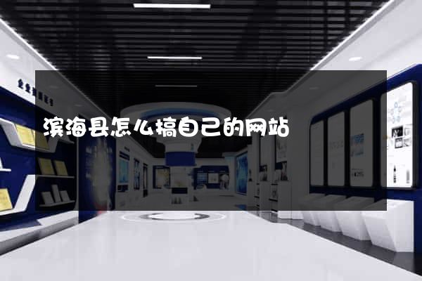 滨海县怎么搞自己的网站