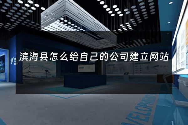 滨海县怎么给自己的公司建立网站