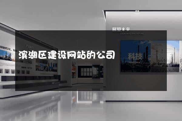 滨湖区建设网站的公司