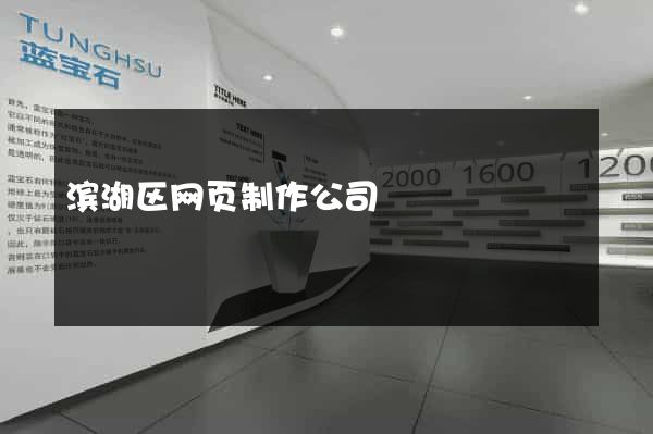 滨湖区网页制作公司