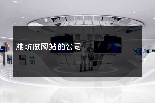 潍坊做网站的公司