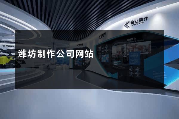 潍坊制作公司网站