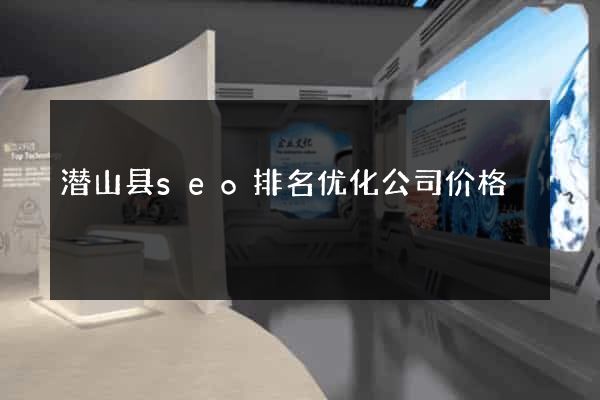 潜山县seo排名优化公司价格