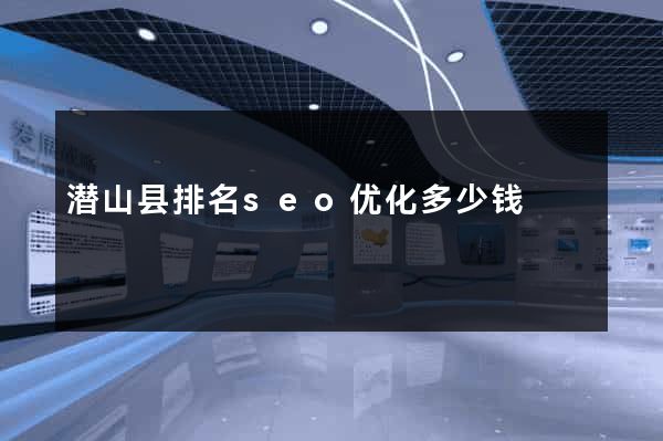 潜山县排名seo优化多少钱
