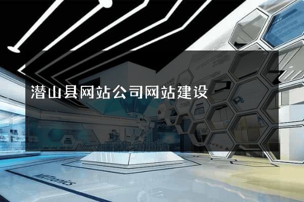 潜山县网站公司网站建设