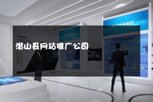 潜山县网站推广公司