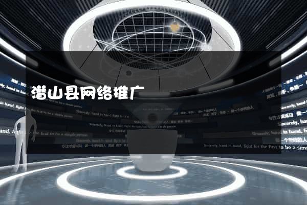 潜山县网络推广