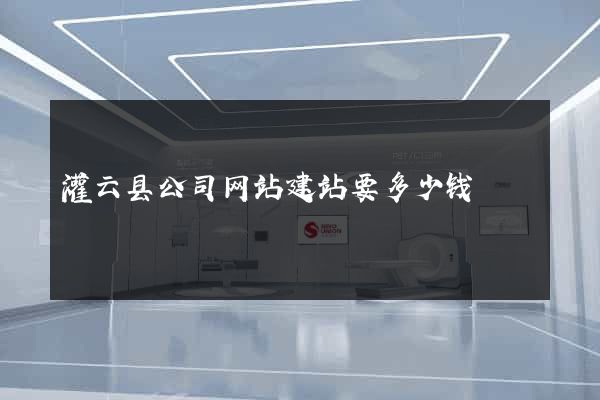 灌云县公司网站建站要多少钱