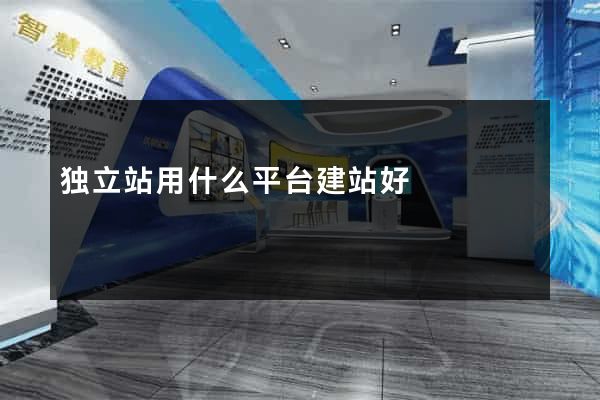 独立站用什么平台建站好