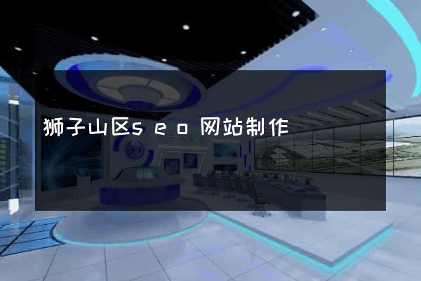 狮子山区seo网站制作