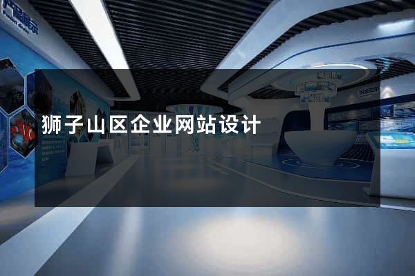 狮子山区企业网站设计