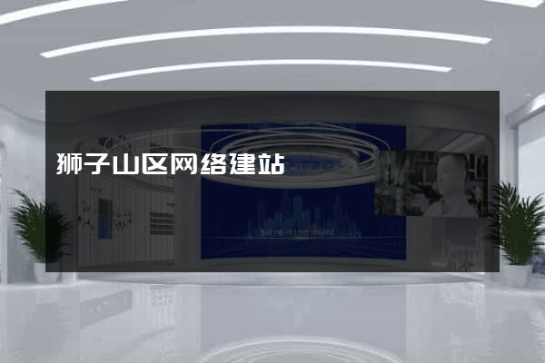 狮子山区网络建站