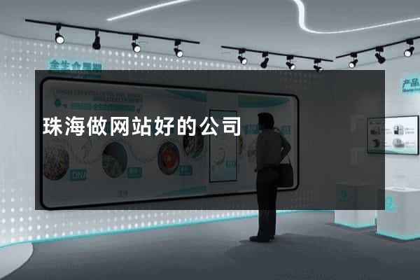 珠海做网站好的公司