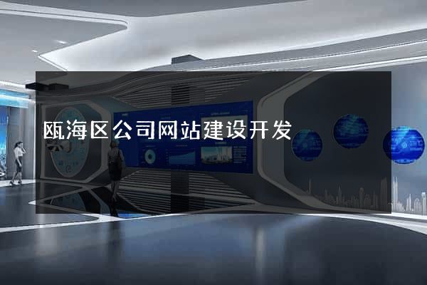 瓯海区公司网站建设开发