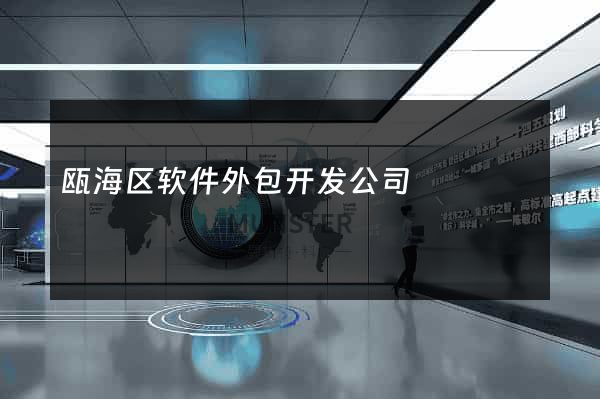 瓯海区软件外包开发公司