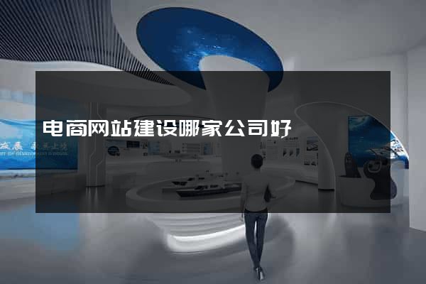 电商网站建设哪家公司好