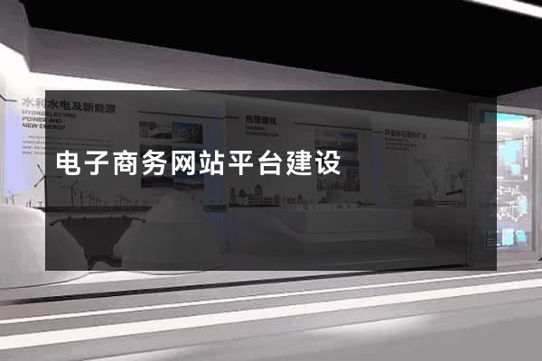 电子商务网站平台建设