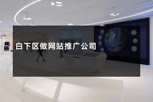 白下区做网站推广公司