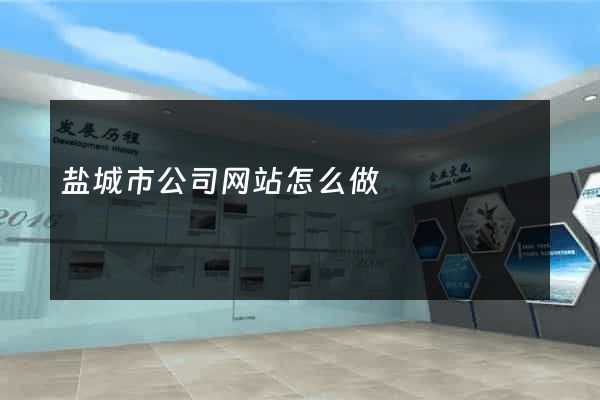 盐城市公司网站怎么做
