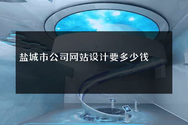 盐城市公司网站设计要多少钱