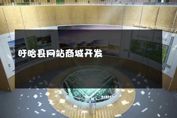 盱眙县网站商城开发