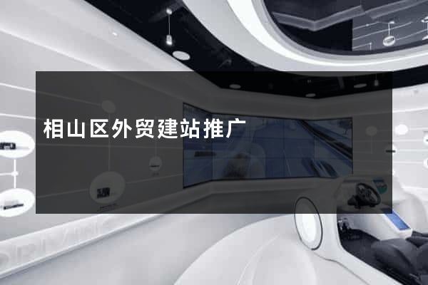 相山区外贸建站推广