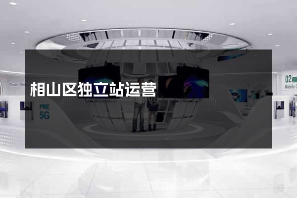 相山区独立站运营