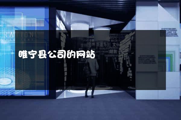 睢宁县公司的网站